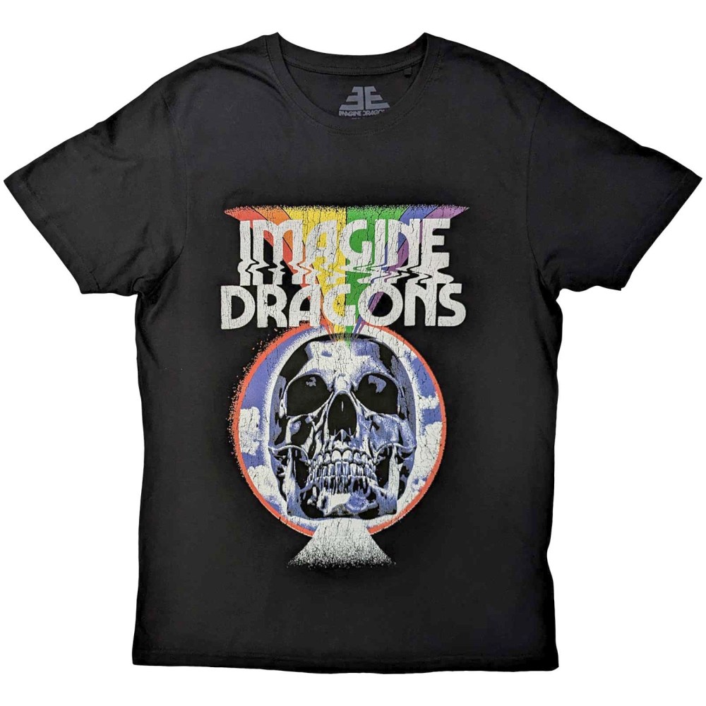 Imagine Dragons - Skull Heren Tshirt - Zwart